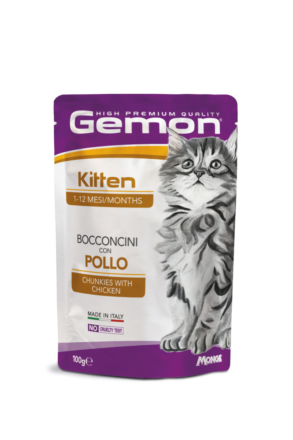 Gemon Kitten Chicken - пауч за котенца с пилешко месо 100 гр