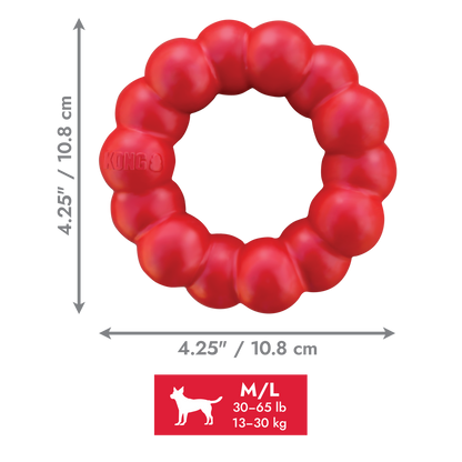 KONG Ring - каучукова играчка за кучета