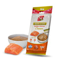 N&D Quinoa Cat Skin and Coat Cream with Salmon - кремообразни лакомства за котки със сьомга за кожа и козина 4 x 15 г