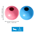 KONG Puppy Ball with Hole - каучукова топка с отвор за кученца