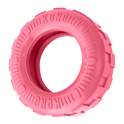 KONG Puppy Tires M/L - каучукова играчка за лакомства за кученца 11.4 см