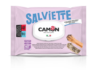 Camon Cleaning Wipes Excel - мокри кърпички с алое вера 40 броя