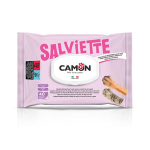 Camon Cleaning Wipes Excel - мокри кърпички с алое вера 40 броя