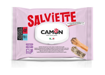 Camon Cleaning Wipes Excel - мокри кърпички с алое вера 40 броя