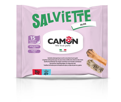 Camon Eye Wipes - кърпички за почистване на очи 15 бр