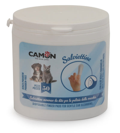 Camon Disposable Finger Pads for Ear Cleansing - тампони за почистване на уши 50 бр