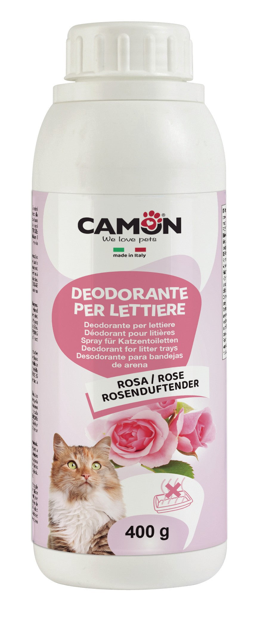 Camon Deodorant for Litter Trays - дезодорант за котешка тоалетна 400 гр