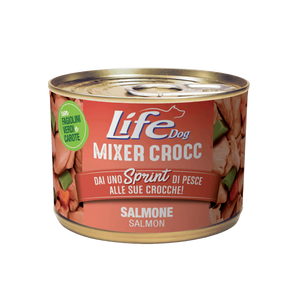 Life Natural Mixer Crocc Salmon - допълваща храна за кучета със сьомга 150 гр