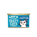 Lily's Kitchen Cat White Fish, Salmon and Prawn - 85g can for cats with white fish, salmon and prawns