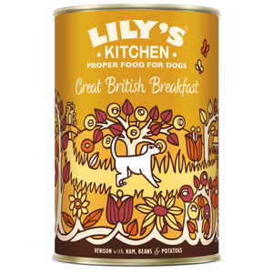 Lilys Kitchen Dog Great British Breakfast - консерва за кучета с еленско 400 гр.