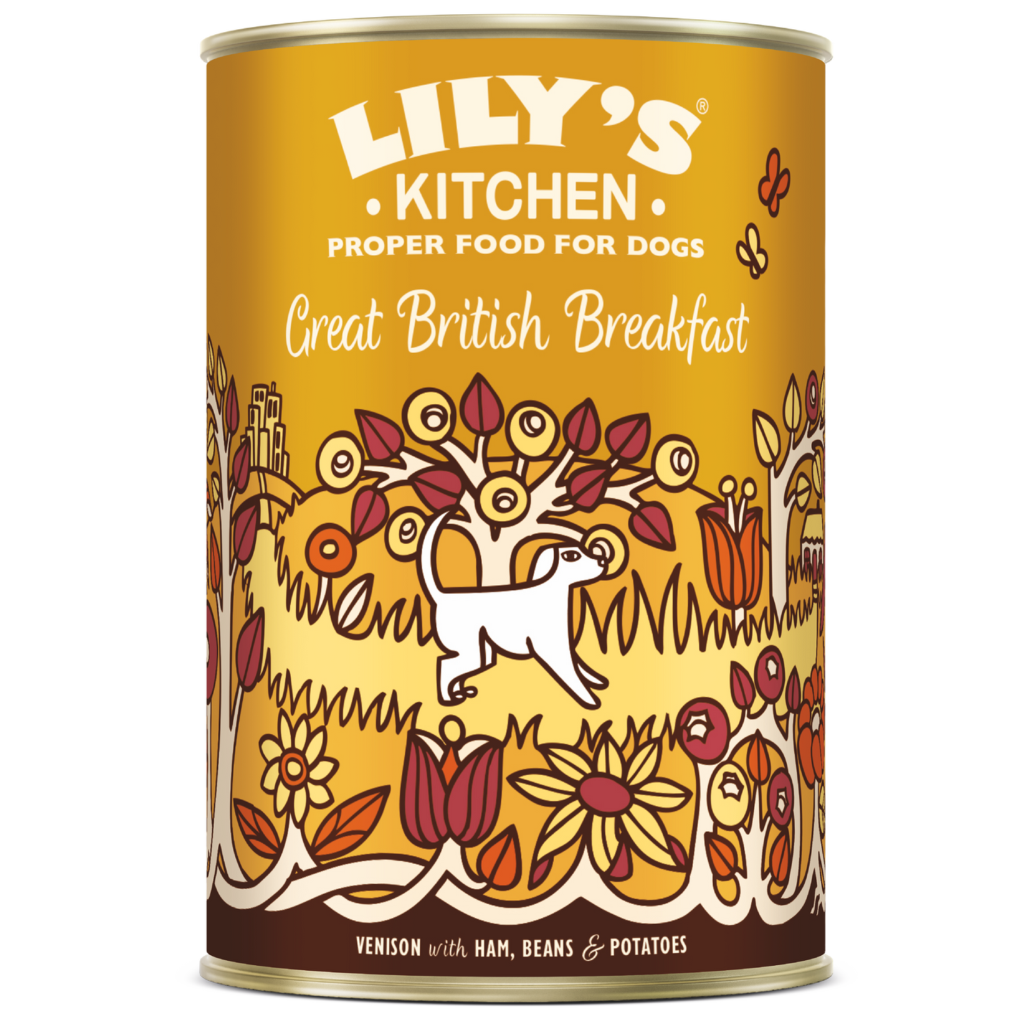 Lilys Kitchen Dog Great British Breakfast - консерва за кучета с еленско 400 гр.