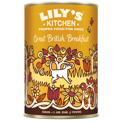 Lilys Kitchen Dog Great British Breakfast - консерва за кучета с еленско 400 гр.