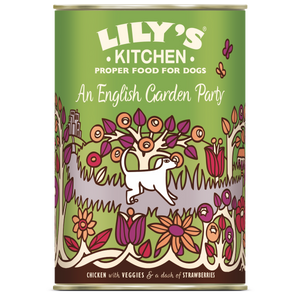 Lilys Kitchen Dog English Garden - консерва за кучета с пиле, ягоди и зеленчуци 400 гр.