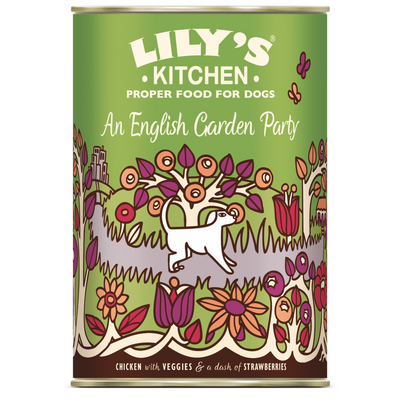 Lilys Kitchen Dog English Garden - консерва за кучета с пиле, ягоди и зеленчуци 400 гр.