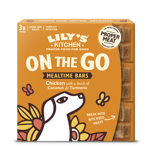 Lilys Kitchen Dog on the Go Protein Bar - протеинови барчета за куче 3 х 40 гр