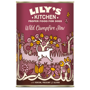 Lilys Kitchen Dog Wild Campfire Stew - консерва за кучета с еленско месо, сьомга и фазан 400 гр.
