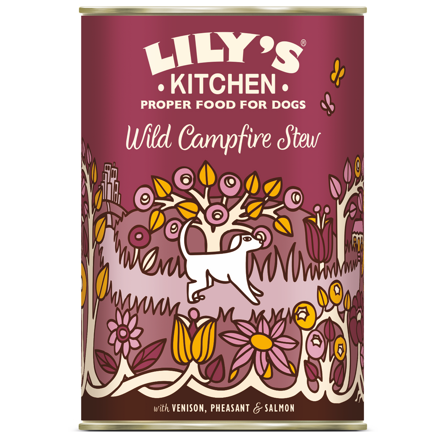 Lilys Kitchen Dog Wild Campfire Stew - консерва за кучета с еленско месо, сьомга и фазан 400 гр