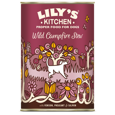 Lilys Kitchen Dog Wild Campfire Stew - консерва за кучета с еленско месо, сьомга и фазан 400 гр
