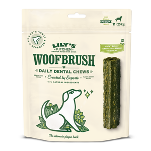 Lilys Kitchen Wolfbrush Medium - дентални лакомства за кучета от 11 до 25 кг, 7 бр.