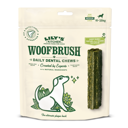 Lily's Kitchen Woofbrush Medium - dental chews for dogs from 11 to 25 kg, 7 pcs.