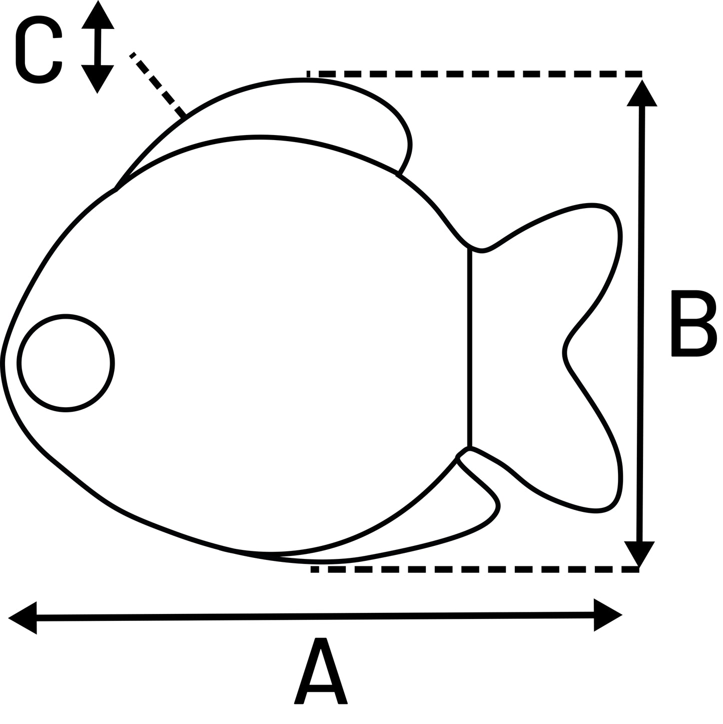Flamingo Lick Pad Marta Silicone Fish - подложка за близане 15 / 9 / 1 см