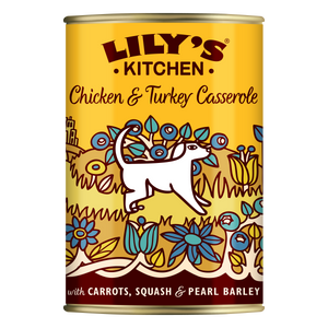 Lilys Kitchen Dog Chicken and Turkey Casserole - консерва за кучета с пилешко и пуешко 400 гр