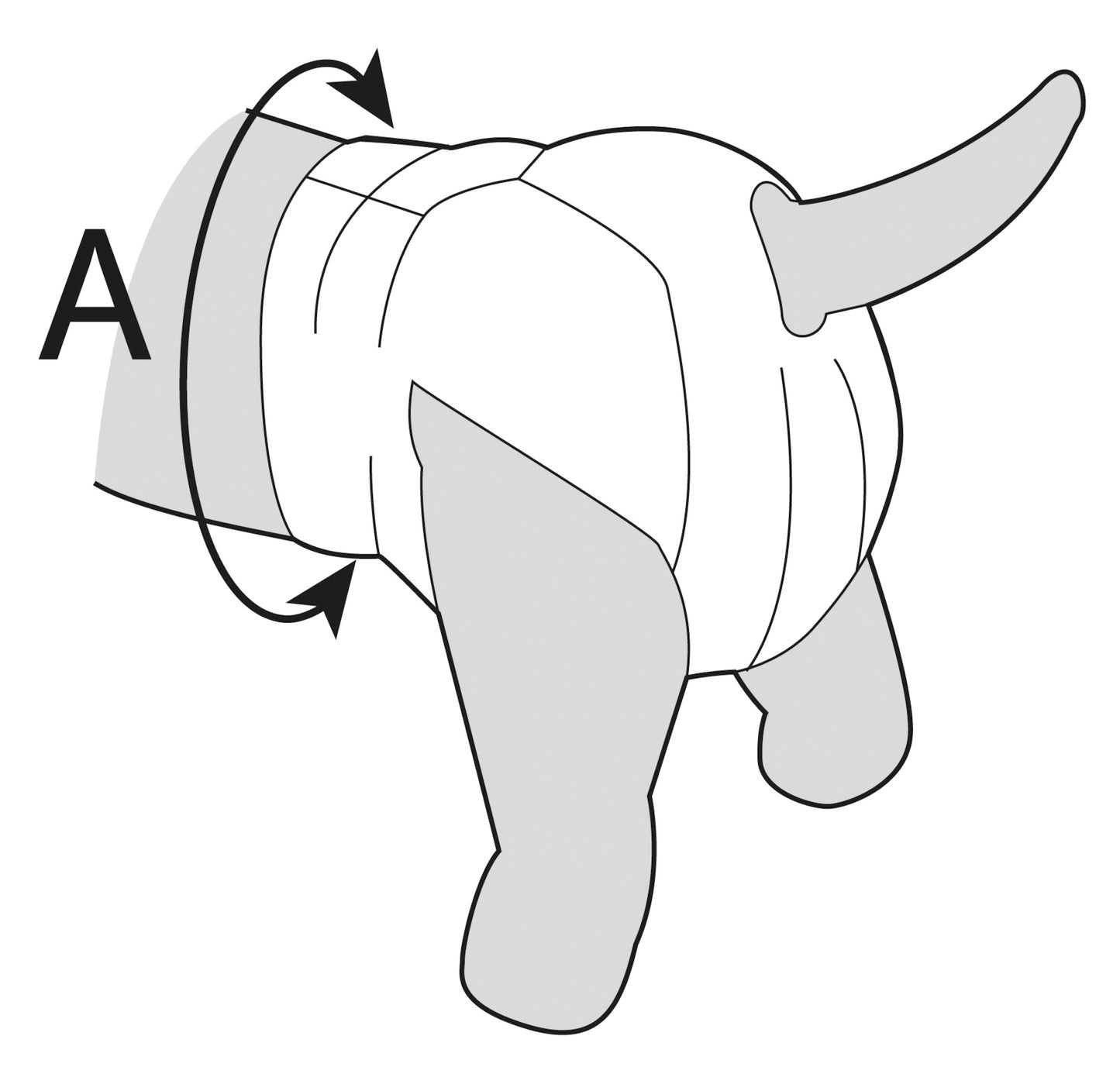 Flamingo Diaper Female Dipy L - памперси за поставяне 38 / 56 см, 12 бр