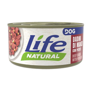 Life Natural dog Cubes of Beef and Potatoes - с говеждо месо и картофи 90 грама