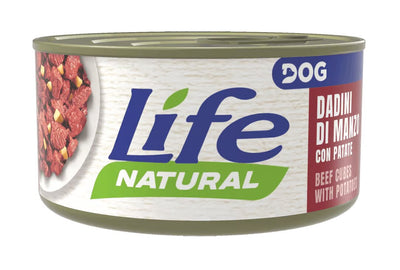 Life Natural dog Cubes of Beef and Potatoes - с говеждо месо и картофи 90 грама