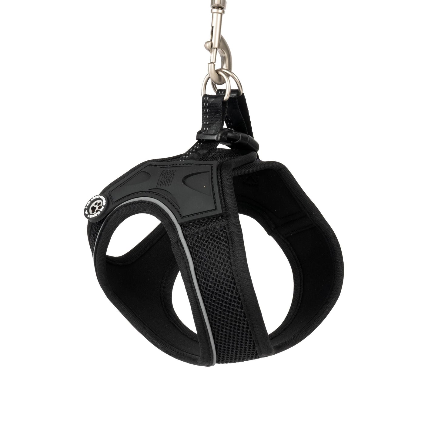 Max Molly Air Vest Matrix 2.0 Black - нагръдник за кучета, черен