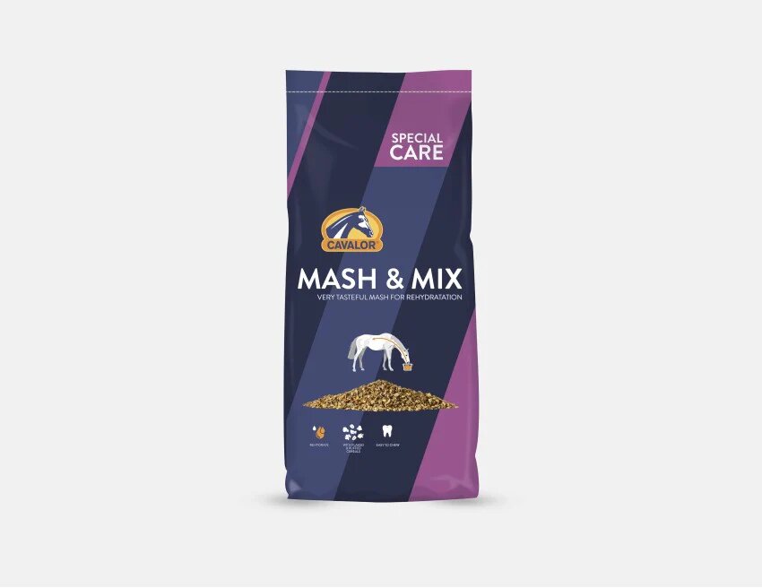 Cavalor Mash Mix Expert - храна с висока усвояемост, против колики 15 кг.