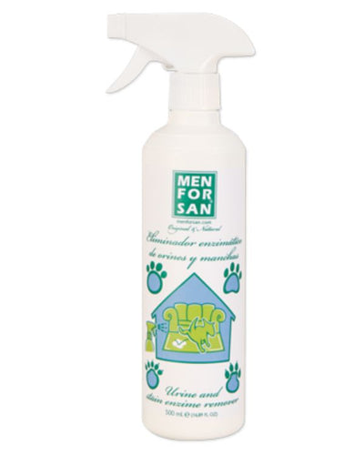 Menforsan Enzymatic Urine and Stain Remover - незабавно елиминира всякаква останала миризма, която идва от урини на кучета и котки 500 мл.
