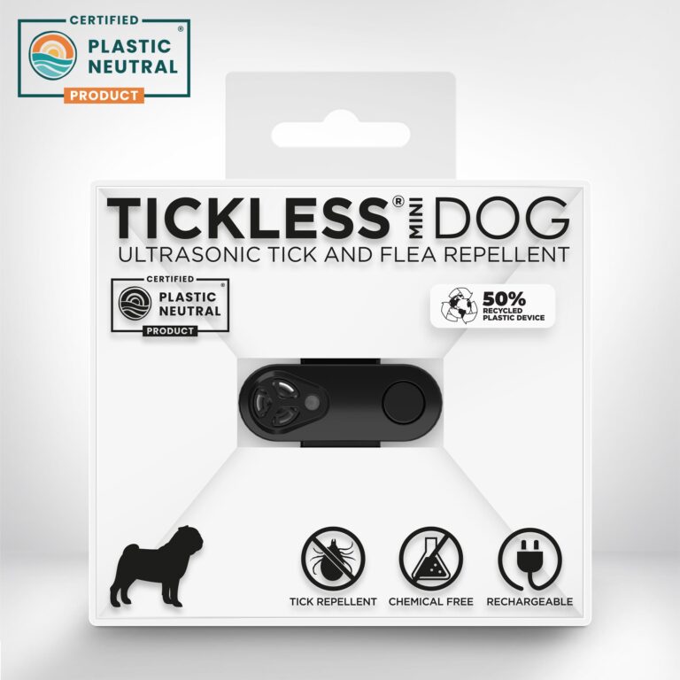 TickLess Ultrasonic Mini Dog - електронен уред за предпазване от бълхи и кърлежи на домашните любимци с USB зареждане зелен