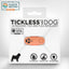 TickLess Ultrasonic Mini Dog - електронен уред за предпазване от бълхи и кърлежи на домашните любимци с USB зареждане зелен