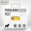 TickLess Ultrasonic Mini Dog - електронен уред за предпазване от бълхи и кърлежи на домашните любимци с USB зареждане зелен