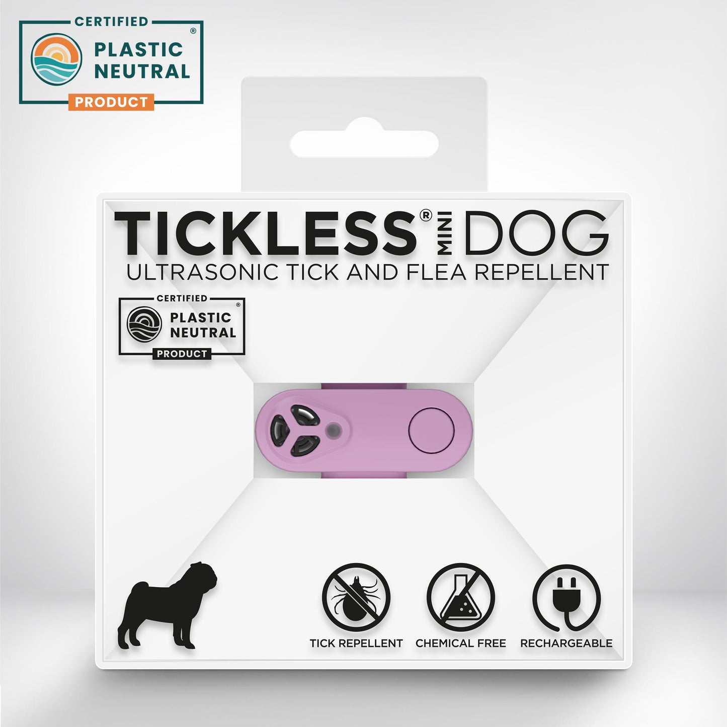 TickLess Ultrasonic Mini Dog - електронен уред за предпазване от бълхи и кърлежи на домашните любимци с USB зареждане зелен