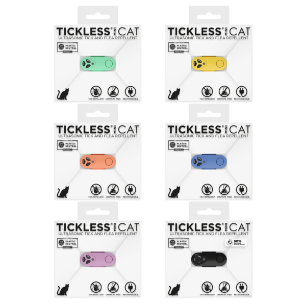 TickLess Ultrasonic Mini Dog - електронен уред за предпазване от бълхи и кърлежи на домашните любимци с USB зареждане зелен