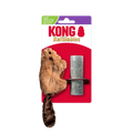 KONG Cat Refillables Beaver - плюшена играчка с котешка трева за котки 16.5 см