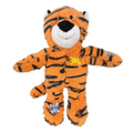 KONG Wild Knots Tiger M/L - плюшена играчка с въжен скелет за кучета 25.4 см
