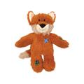 KONG Wild Knots Fox S/M - плюшена играчка с въжен скелет за кучета 19 см