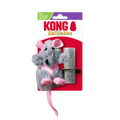 KONG Cat Refillables Rat - плюшена играчка с котешка трева за котки 5 см