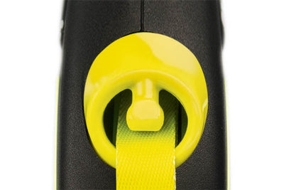 Flexi Neon L - атоматичен повод 5 метра, лента, за кучета до 50 кг