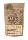 Oaks Farm Salmon with Krill Sterilized Adult Cat - суха храна за кастрирани котки със сьомга и крил