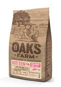 Oaks Farm Grain Free Salmon Kitten - суха храна със сьомга за котенца 6 кг