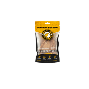Kiwi Air-Dried Chicken Strips - сушени ленти пилешко за кучета и котки 100 г