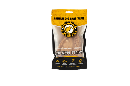 Kiwi Air-Dried Chicken Strips - сушени ленти пилешко за кучета и котки 100 г