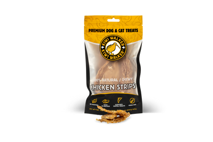 Kiwi Air-Dried Chicken Strips - сушени ленти пилешко за кучета и котки 100 г