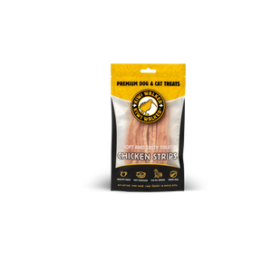 Kiwi Air-Dried Soft Chicken Strips - меки сушени ленти пилешко за кучета и котки 100 г