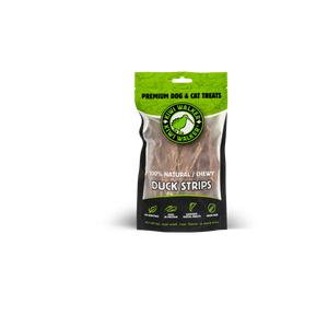 Kiwi Air-Dried Duck Strips - сушени ленти патешко за кучета и котки 100 г