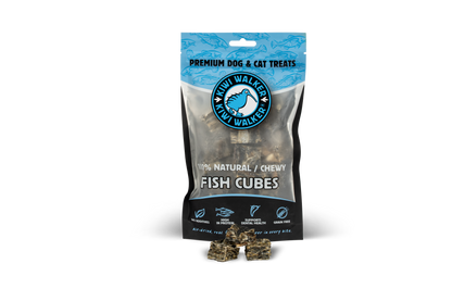 Kiwi Air-Dried Fish Cubes - сушени кубчета риба за кучета и котки 100 г